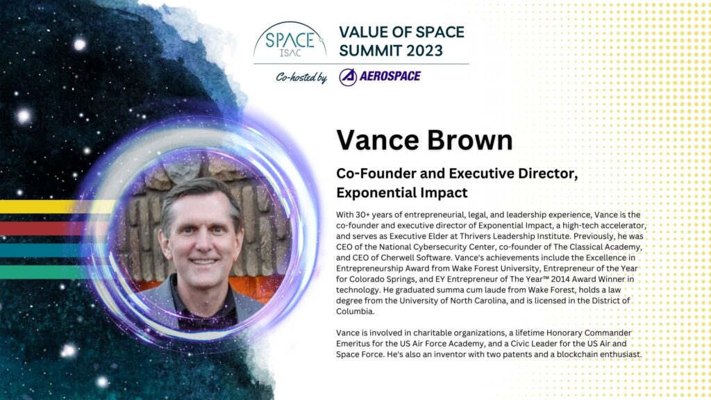 VOSS2023 Speaker Highlights - Vance Brown